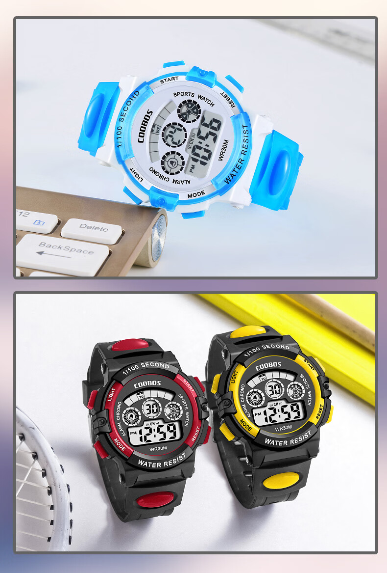 AELVO Electronic Watch for Middle and High School Students, Youth Boys Gift Sports Bracelet, Ages 12-18 10