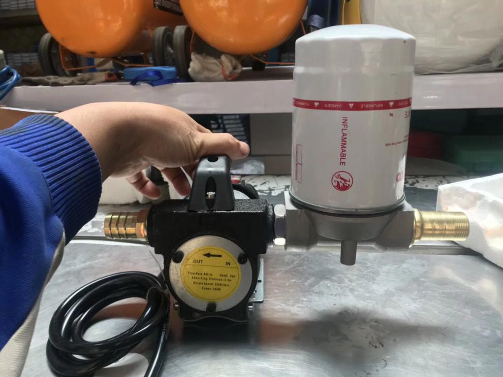 抽油泵加油机专用柴油过滤器总成过滤网杂质滤清器大流量好货定制 (钢