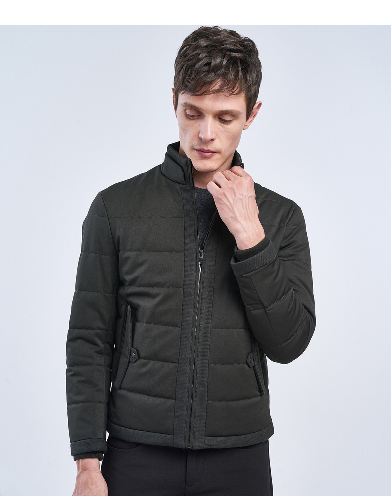 劲霸k-boxing男装男士立领羽绒服2019秋冬季新品商务休闲鹅绒外套男厚