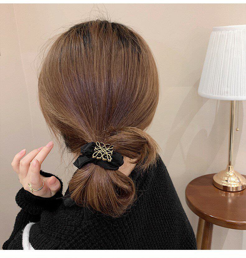 Yidai'er High Elasticity Simple Hair Tie Scrunchie for Women 2026 New French Style Premium Hair Accessory 7