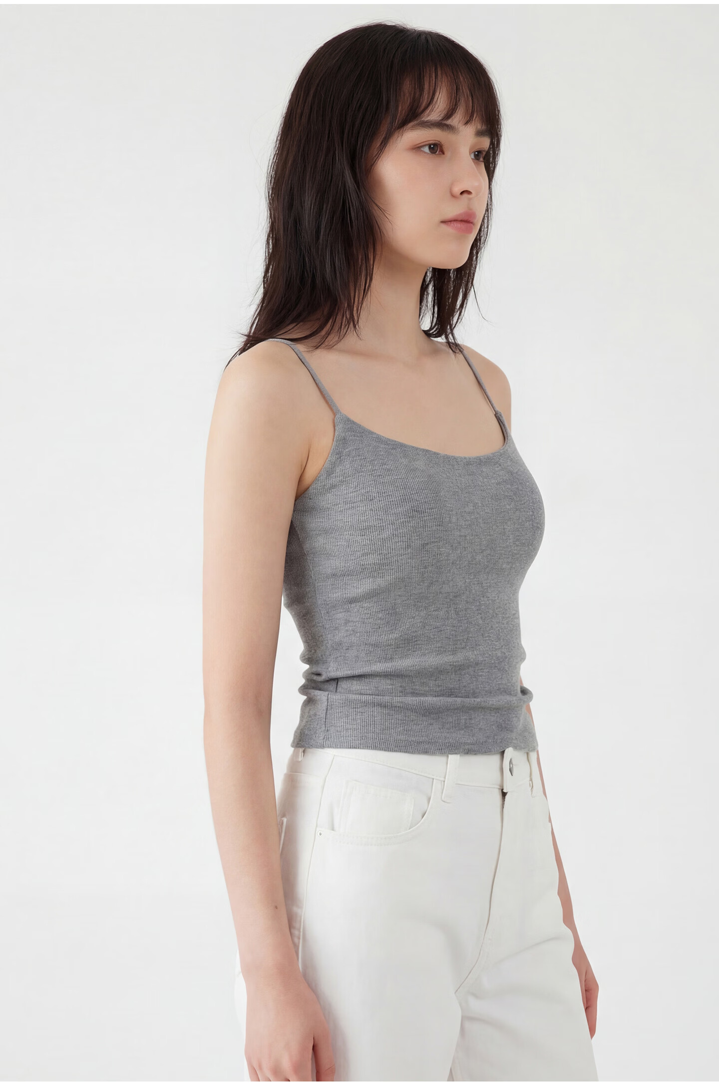Fuli Girl Women's High-End Backless Integrated Bra with Chest Pads, Camisole Vest Top, Outerwear and Innerwear 8