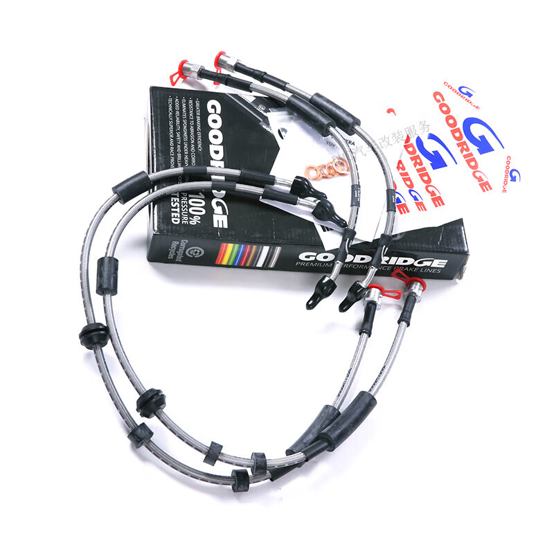 英国进口gd钢喉goodridge刹车油管适配防爆改装汽车耐高温全车型