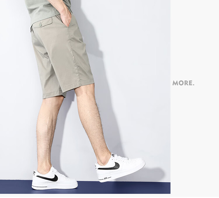 Hodo Men's Summer Cotton Comfortable Multi-Pocket Cargo Shorts Skin-Friendly Sports Five-Point Pants 14