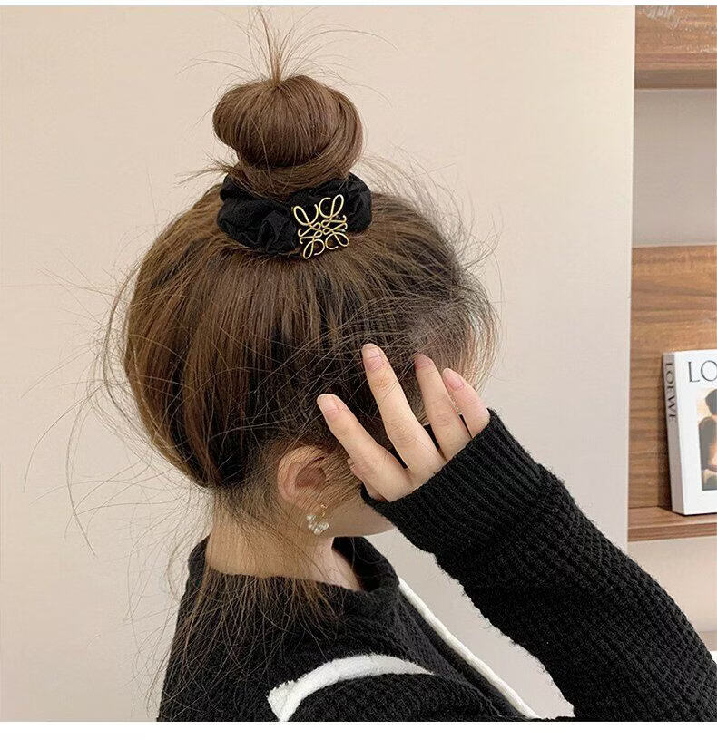 Yidai'er High Elasticity Simple Hair Tie Scrunchie for Women 2026 New French Style Premium Hair Accessory 20