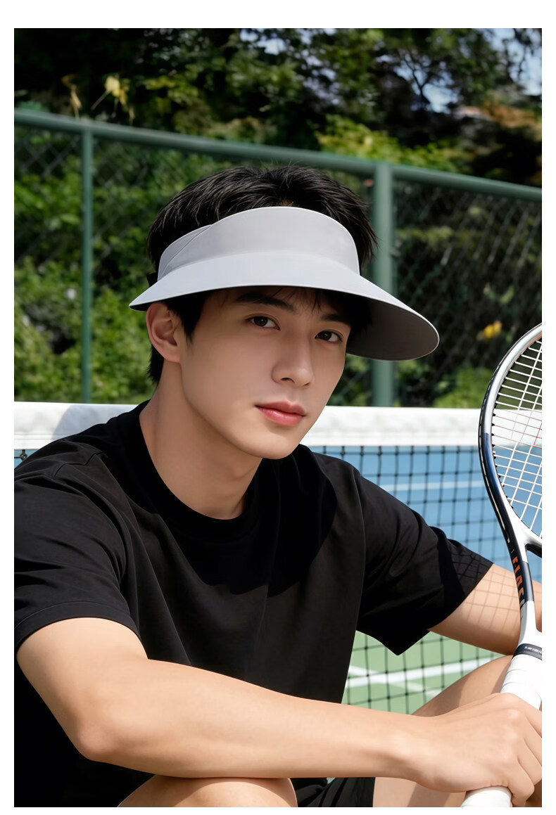 JEEP Jeep Sun Protection Open-Top Hat Men's Summer Outdoor Sports UV Protection Adjustable Sunshade Cap 11