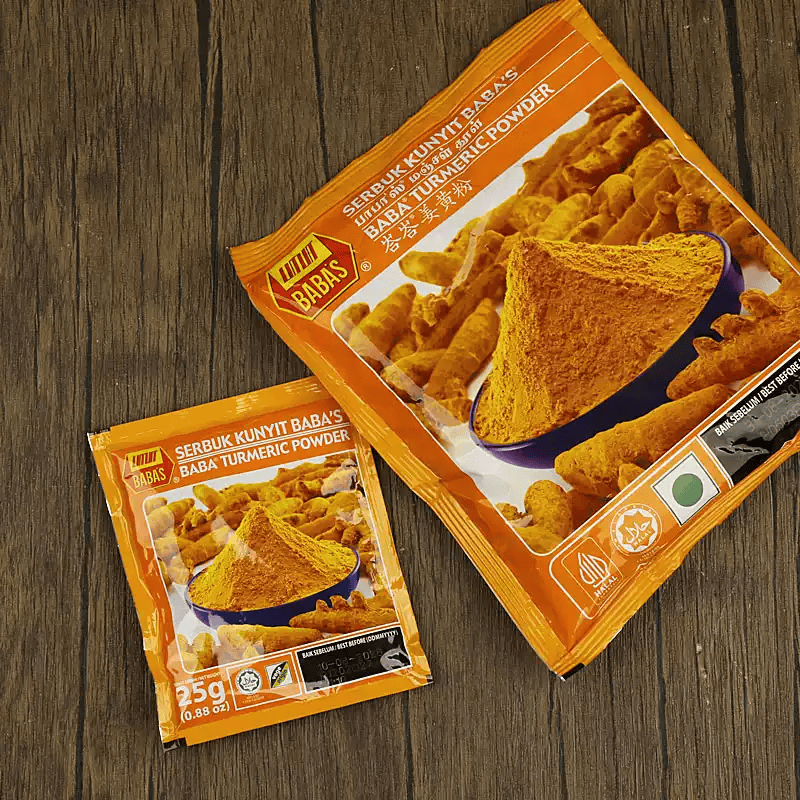 BABAS turmeric powder, Southeast Asian cuisine coloring and deodorizing curry ingredient, special seasoning for catering, chili powder 25g thumbnail 3