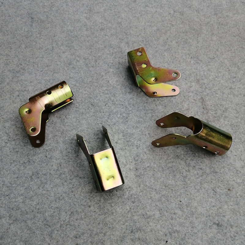 单人便携折叠床铰链家用办公室午睡休闲小床配件金属连接件 圆管小床