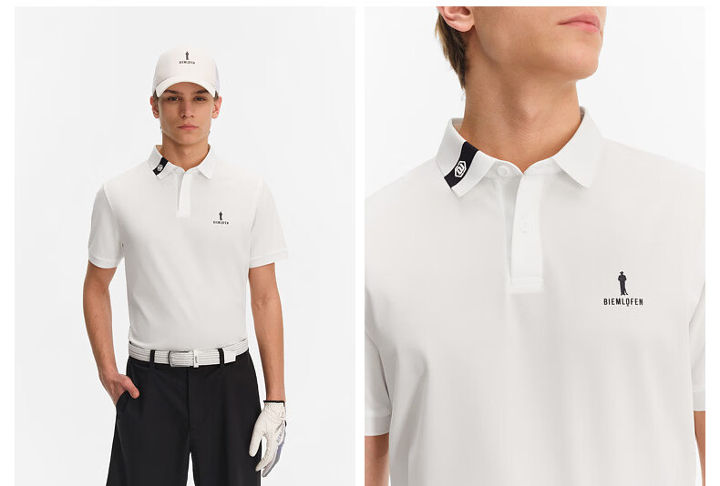 Biyinlefen Golf [Cooling Technology Fabric] 2026 Spring Summer New Men's Sports Casual Stretch Comfortable Skin-friendly Short Sleeve Polo Shirt 13