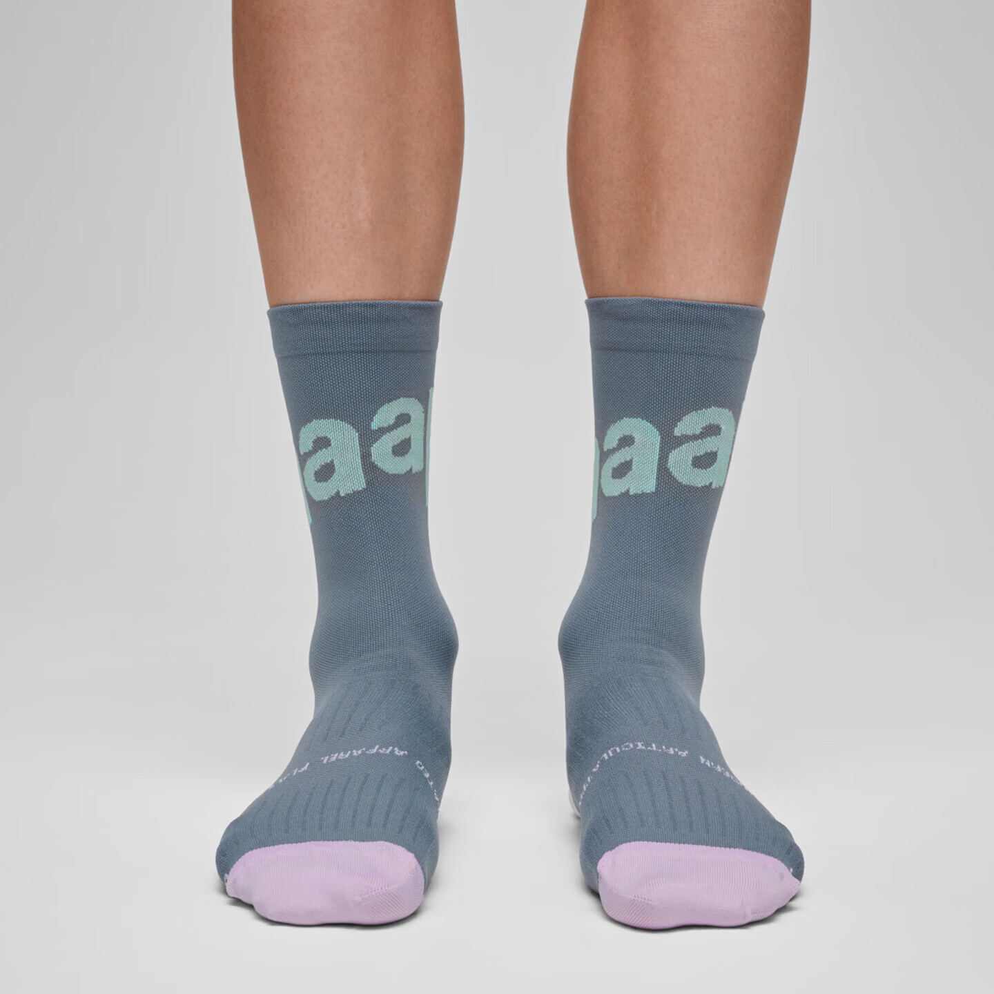 MAAP Training Team Sock Unisex High-Cut Cycling Socks Outdoor Sports Professional Mountain Purple L/XL 2