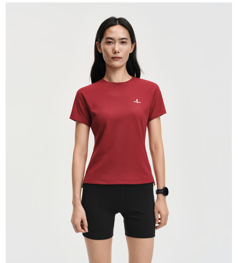 Biyinlefen [Ultra Light T] 2026 Spring Summer New Women's Casual Outdoor Commuting Lightweight Sun Protection Quick-Dry Short Sleeve Crew Neck T-Shirt 6
