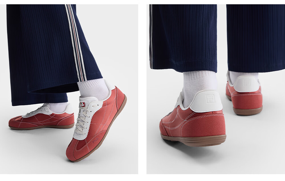 FILA Official Han So-hee Style Water Dance Shoes 1S Women's German Training Shoes 2026 Thin Sole Casual Sports Shoes 35