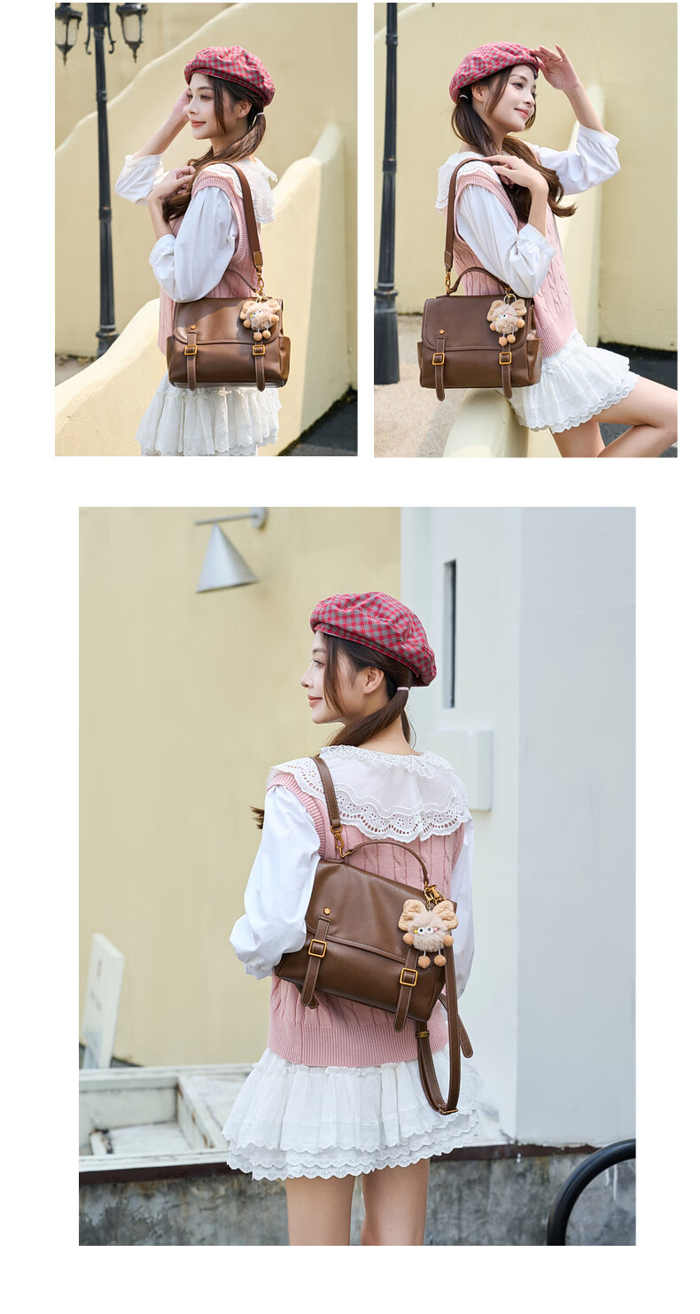 Disney Women's Backpack 2026 New Small Niche Multifunctional Large Capacity Commuter Bag Birthday Gift for Girls 15