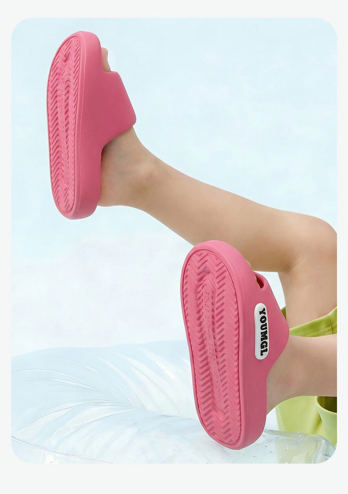 Runrouka Capybara Children's Slippers Girls Summer 2026 New Indoor Home Non-Slip Thick Sole Sandals Boys 12