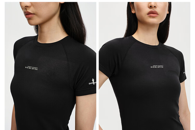 Biyinlefen [Lightweight Antibacterial Fabric] 2026 Spring Summer New Women's Casual Outdoor Commuting Quick-Dry Short Sleeve Crew Neck T-Shirt 9