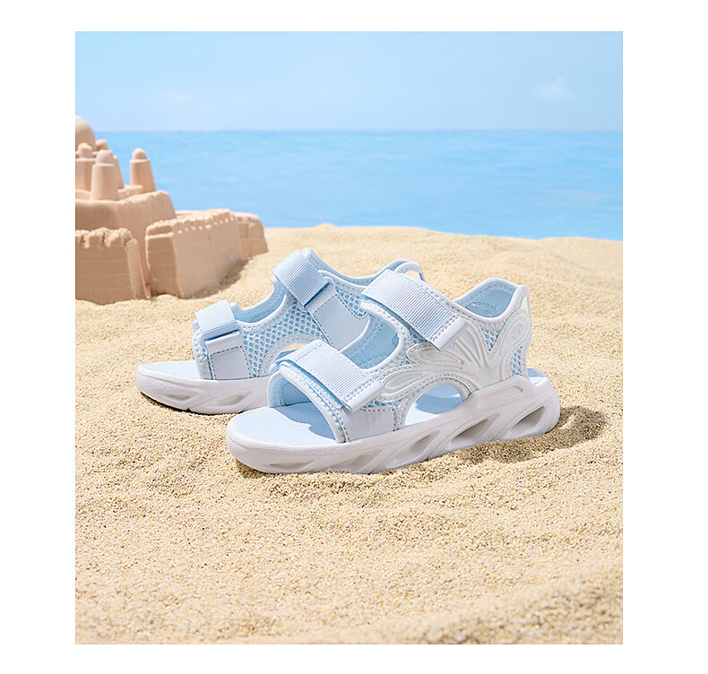 361° Kids Summer Sandals 26 Girls Breathable Soft Sole Non-slip Sports Sandals Purple 28 5