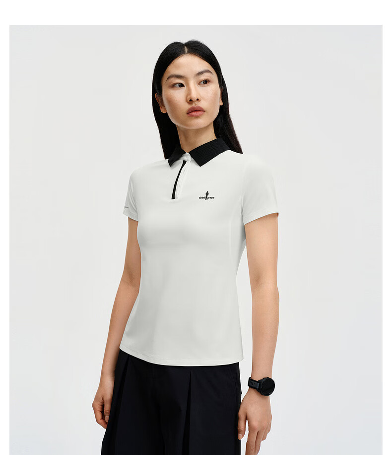 Biyinlefen [Sun Protection Quick-Dry Fabric] 2026 Spring Summer New Women's Casual Commuter Outdoor Cooling Short Sleeve Polo Shirt 9