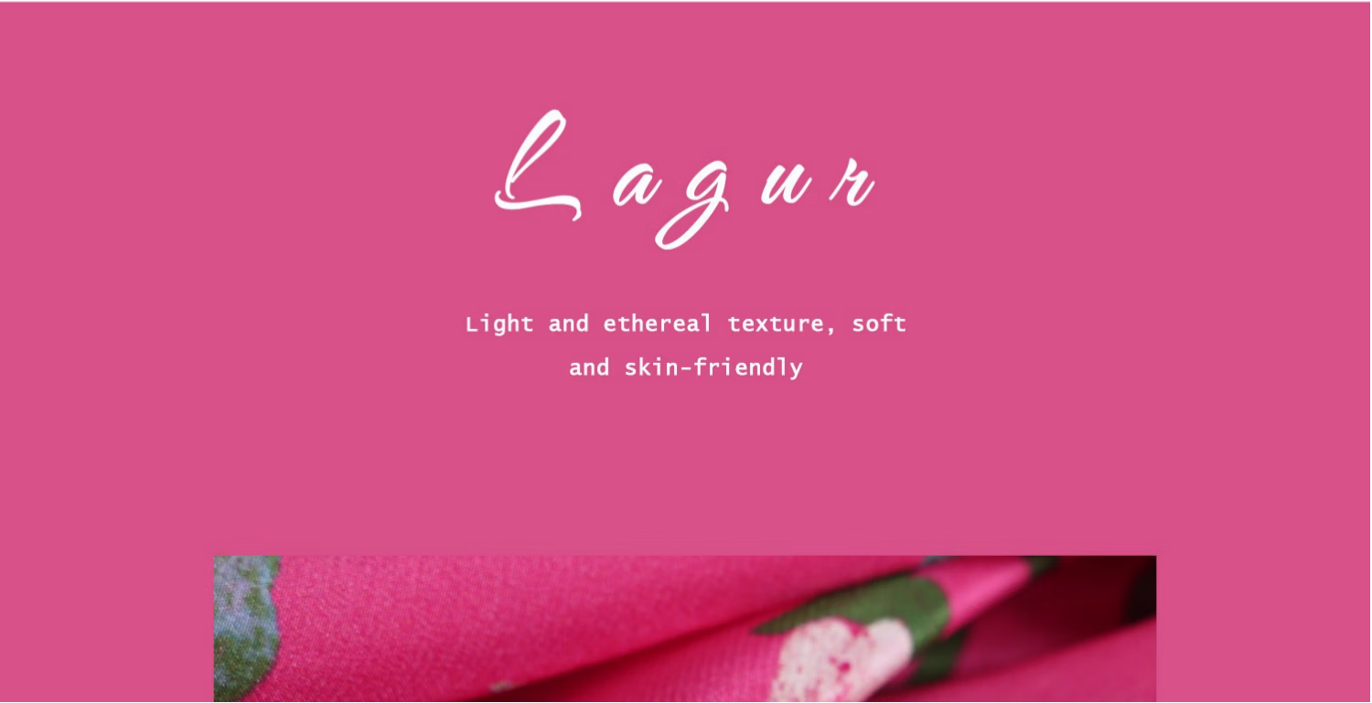 Lagur "Rose Red Morning Glory" Original Handmade Fine Rolled Mulberry Silk Scarf Midnight Blue (Pink Gift Box) 1