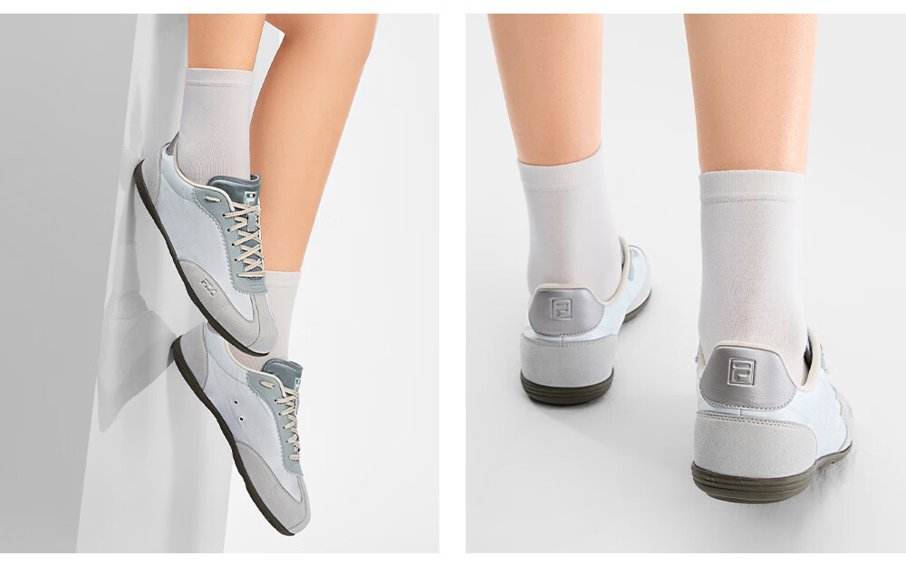 FILA Official Han So-hee Style Water Dance Shoes 1S Women's German Training Shoes 2026 Thin Sole Casual Sports Shoes 32