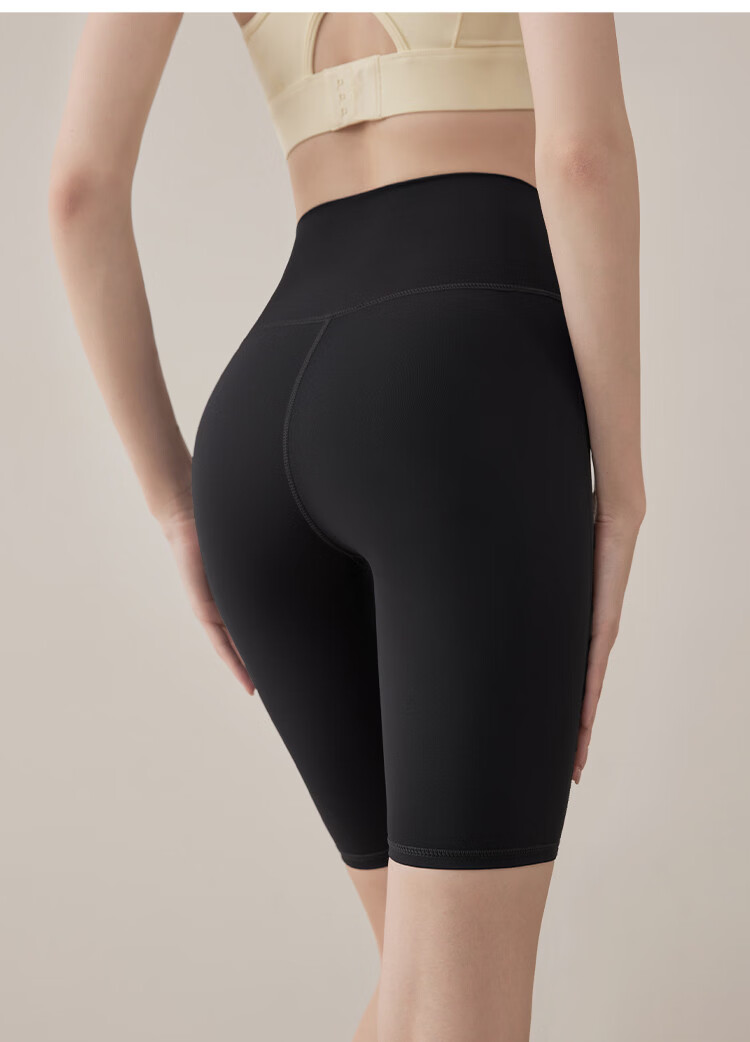 Youyou Yoga Pants Summer Women's Sports Yoga Wear Bare Feeling Pilates Fitness Shorts J20214XDY Gray L 11