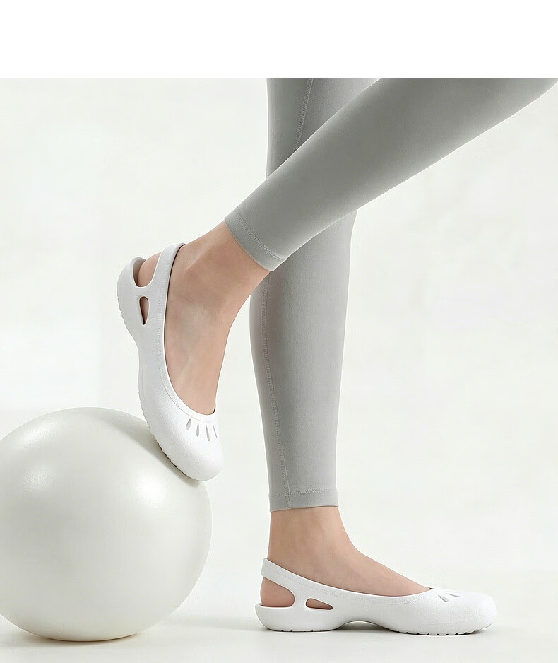 YUZHAOLIN Nurse Shoes Flat Hole Sandals Open Toe Beach Garden Outdoor Slippers YH101 15