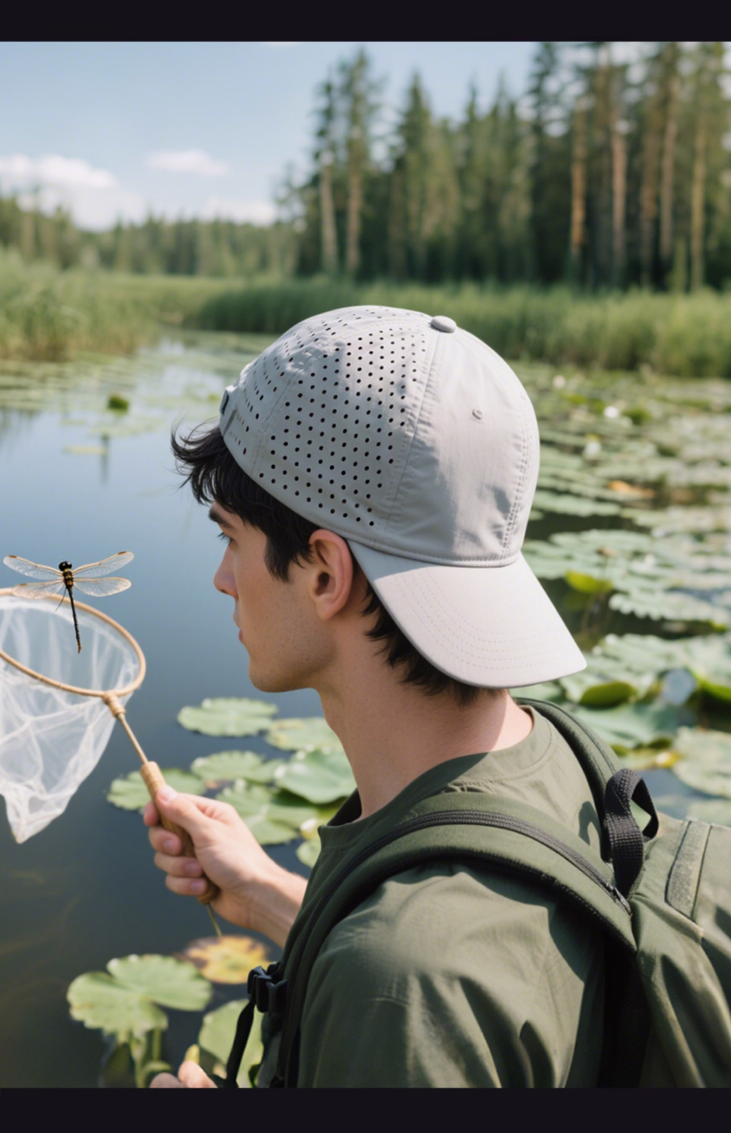 JEEP Men's Summer Sun Protection Quick-Dry Mesh Breathable Lightweight Fishing Baseball Cap 17