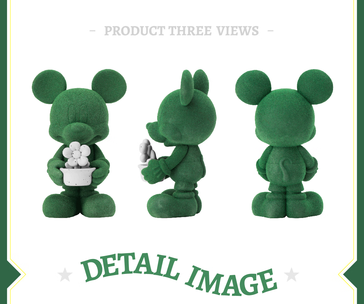 Disney SUNDAYHOME Mickey Minnie Cake Light-Up Figurine Desktop Decoration Birthday Couple Gift 4