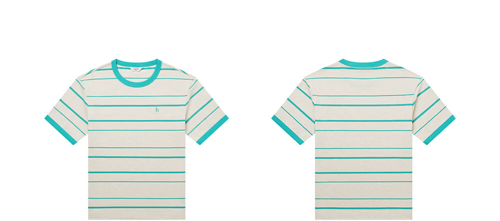 HAZZYS Women's Summer Striped Casual Loose T-Shirt ASTSE0CBE70 5