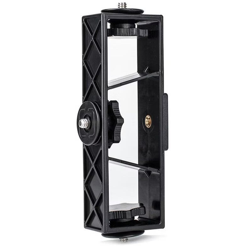 YUNTENG Multi-Position Live Streaming Stand Universal Multi-Functional Tripod Mount Clip for Vertical Phone Shooting with Fill Light and Floor Selfie Holder 9