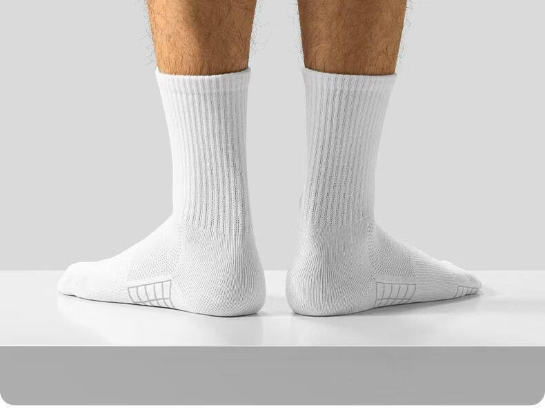 Warrior Sports Socks (6 Pairs) All-Season Running and Badminton Socks Unisex Odor-Resistant Sweat-Absorbing Casual and Basketball Socks 22