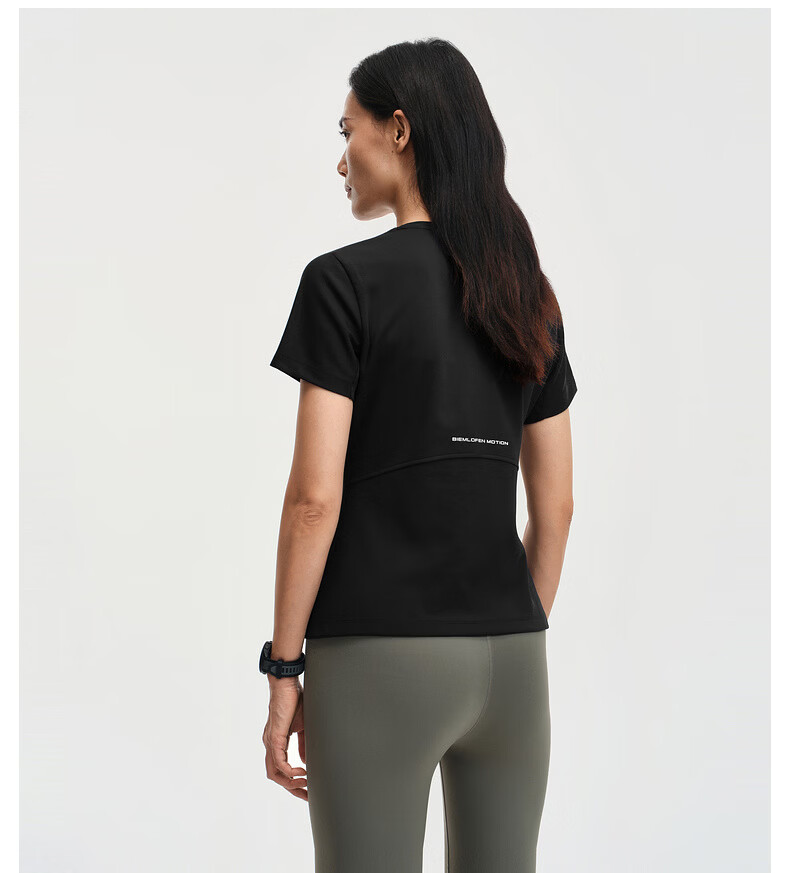 Biyinlefen [Ultra Light T] 2026 Spring Summer New Women's Casual Outdoor Commuting Lightweight Sun Protection Quick-Dry Short Sleeve Crew Neck T-Shirt 11