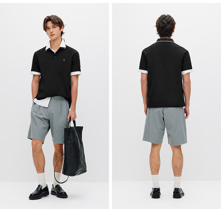 Semir Mall Same Style | Men's Summer 2026 Cooling Breathable Short Sleeve Polo Shirt Commuter Top 101326115102 10