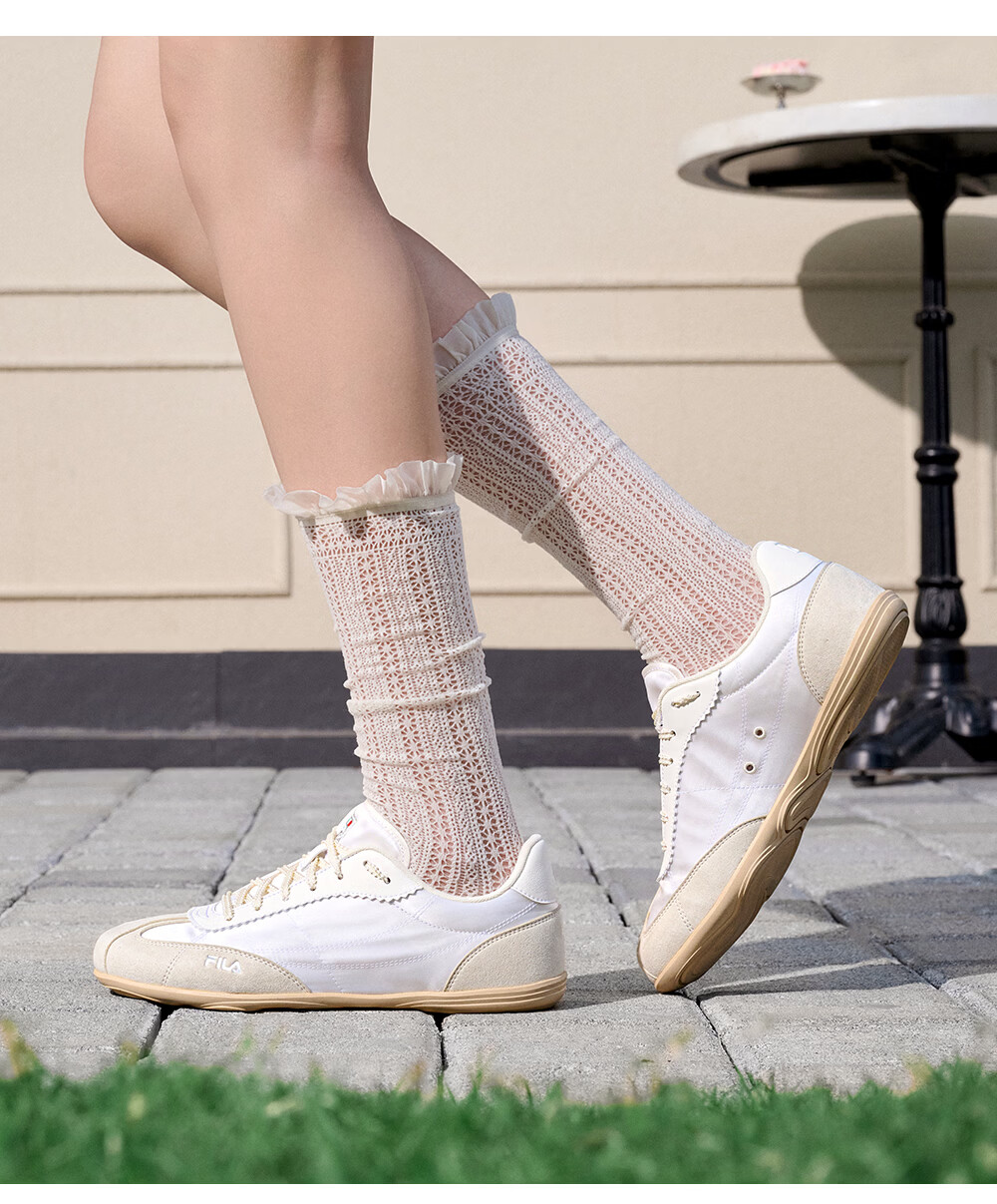 FILA Official Han So-hee Style Water Dance Shoes 1S Women's German Training Shoes 2026 Thin Sole Casual Sports Shoes 15