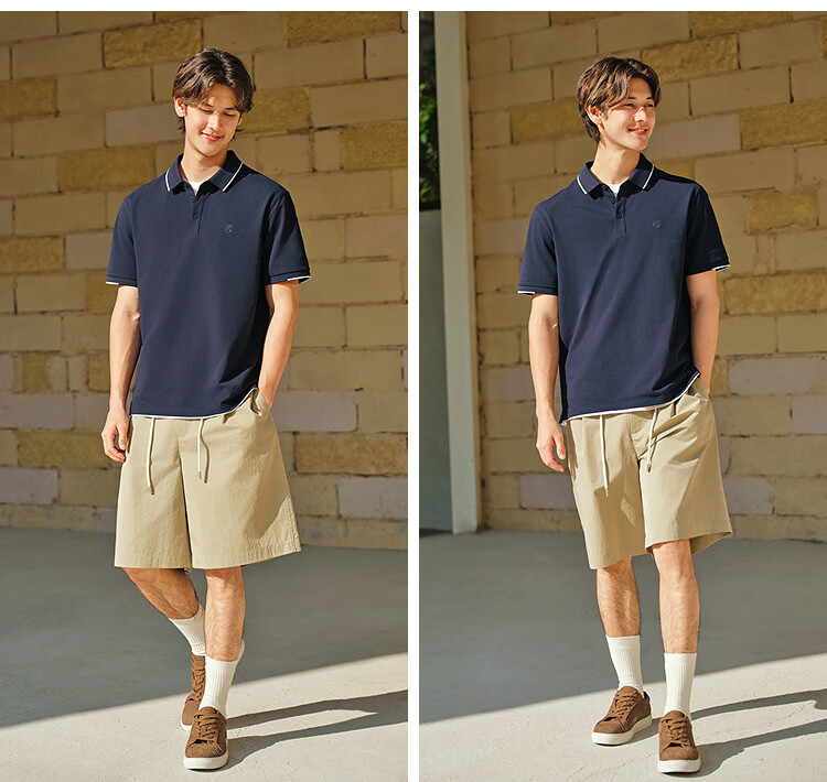 Semir Mall Same Style | Men's Summer 2026 Cooling Breathable Short Sleeve Polo Shirt Commuter Top 101326115102 8