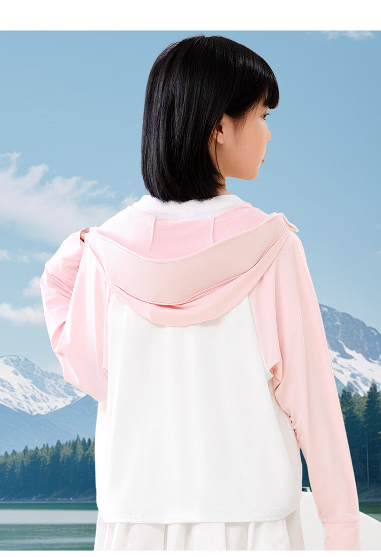 Yuzhaolin Kids Sunscreen Jacket Girls Lightweight UV Protection Boys Ice Silk Breathable Sun Protection Coat 16