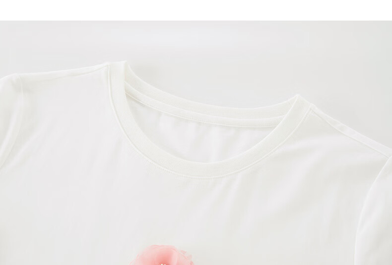 Sllsky Artistic 3D Floral Short Sleeve T-Shirt for Women 2026 Summer New Casual Loose Printed Cool Top 23