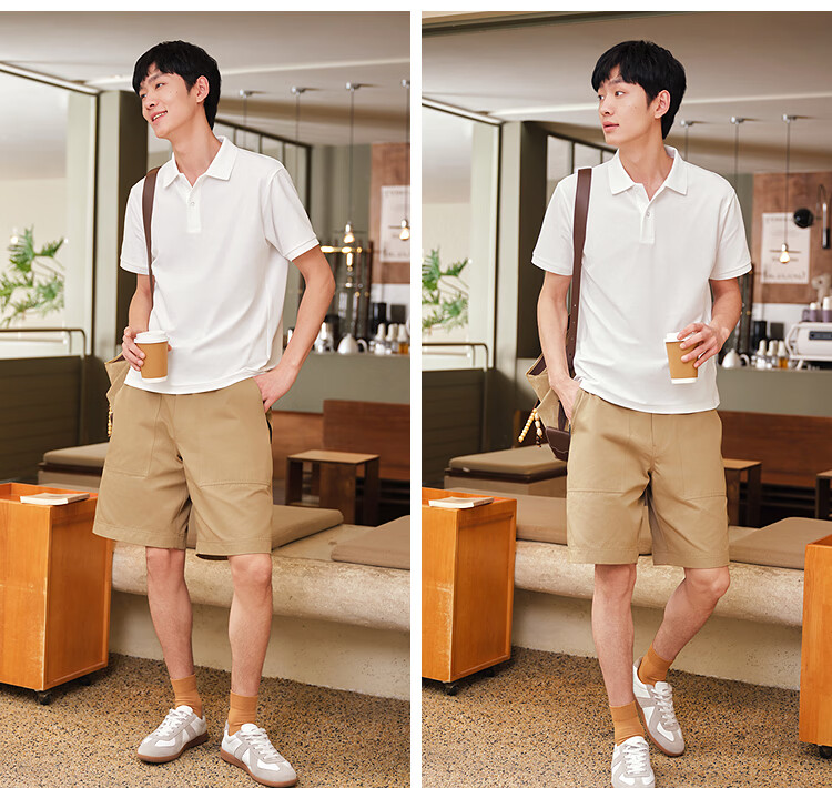 Semir Men's Polo Shirt Moisture-Wicking Quick-Dry Cooling T-Shirt Commuter Short Sleeve Summer 109326115101 16