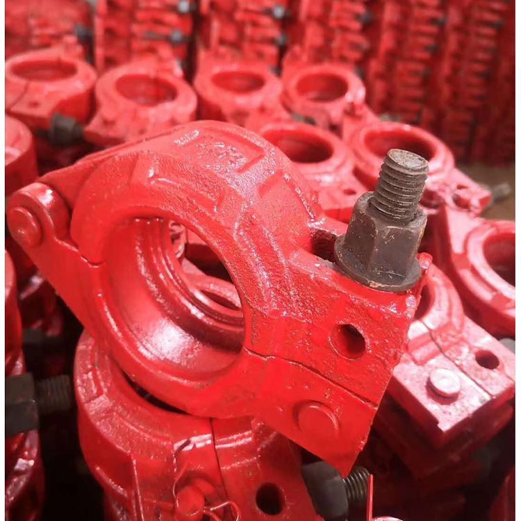 『好物』125a地泵管卡3寸管箍80管扣四寸快速卡箍泵管扣夹泵车u输送泵