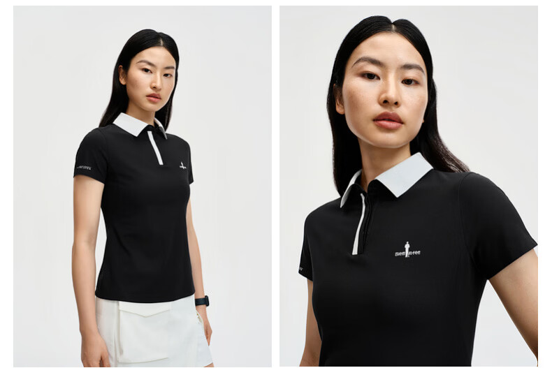 Biyinlefen [Sun Protection Quick-Dry Fabric] 2026 Spring Summer New Women's Casual Commuter Outdoor Cooling Short Sleeve Polo Shirt 8