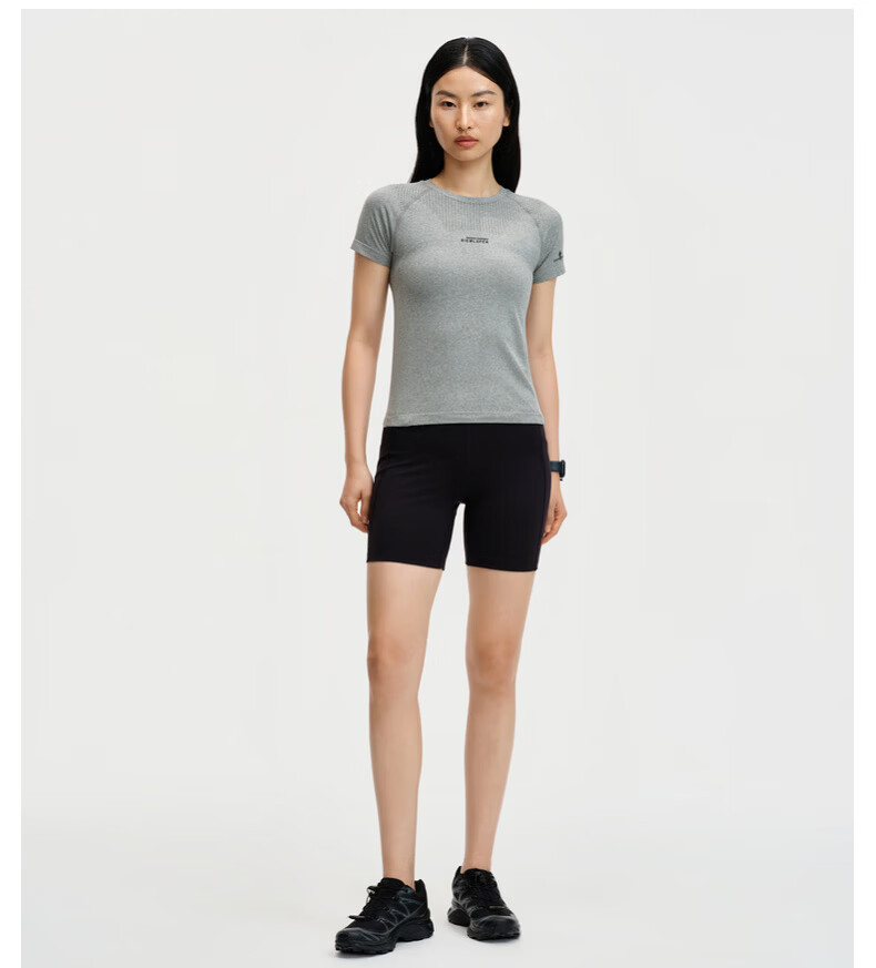 Biyinlefen [Lightweight Antibacterial Fabric] 2026 Spring Summer New Women's Casual Outdoor Commuting Quick-Dry Short Sleeve Crew Neck T-Shirt 6
