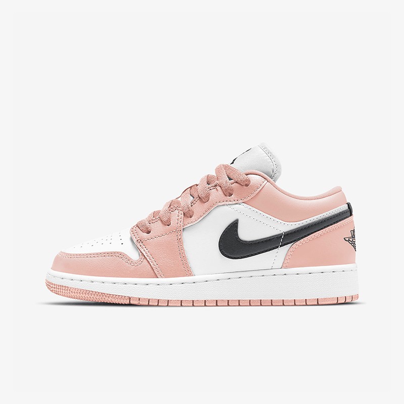 耐克nike air jordan 1 low aj1低帮女款樱花粉休闲篮球鞋 553560-800