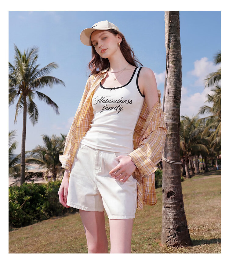 TonLion 2026 Spring Summer New Colorblock American College Style Designer Beautiful Basic Vest for Women 13