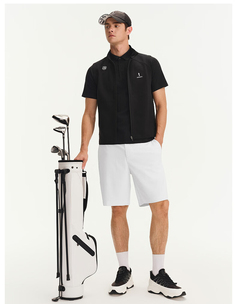 Biyinlefen Golf [YONI New Year Collaboration] 2026 Spring New Men's Fashion Sports Casual Stretch Comfortable Breathable Lightweight Shorts 5
