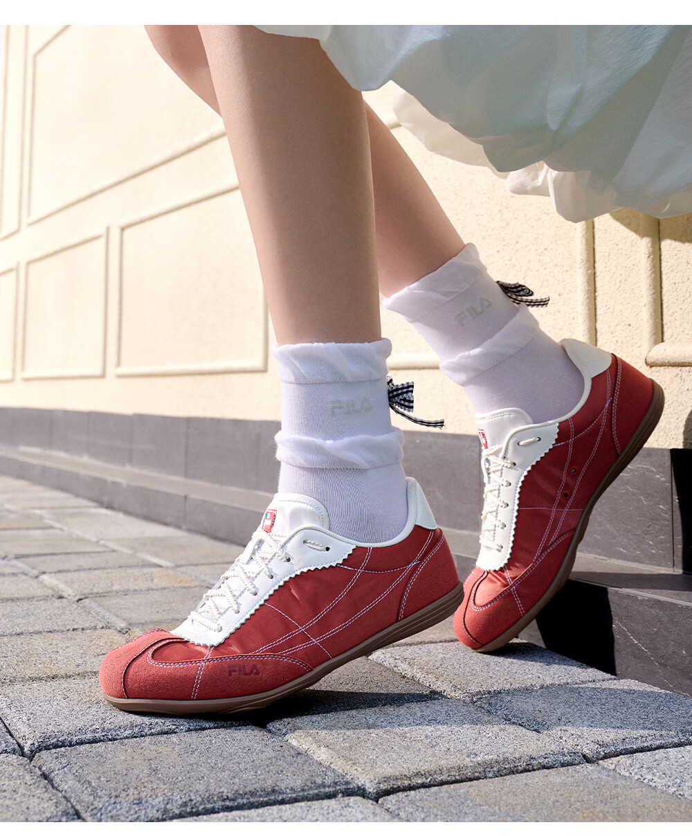 FILA Official Han So-hee Style Water Dance Shoes 1S Women's German Training Shoes 2026 Thin Sole Casual Sports Shoes 21