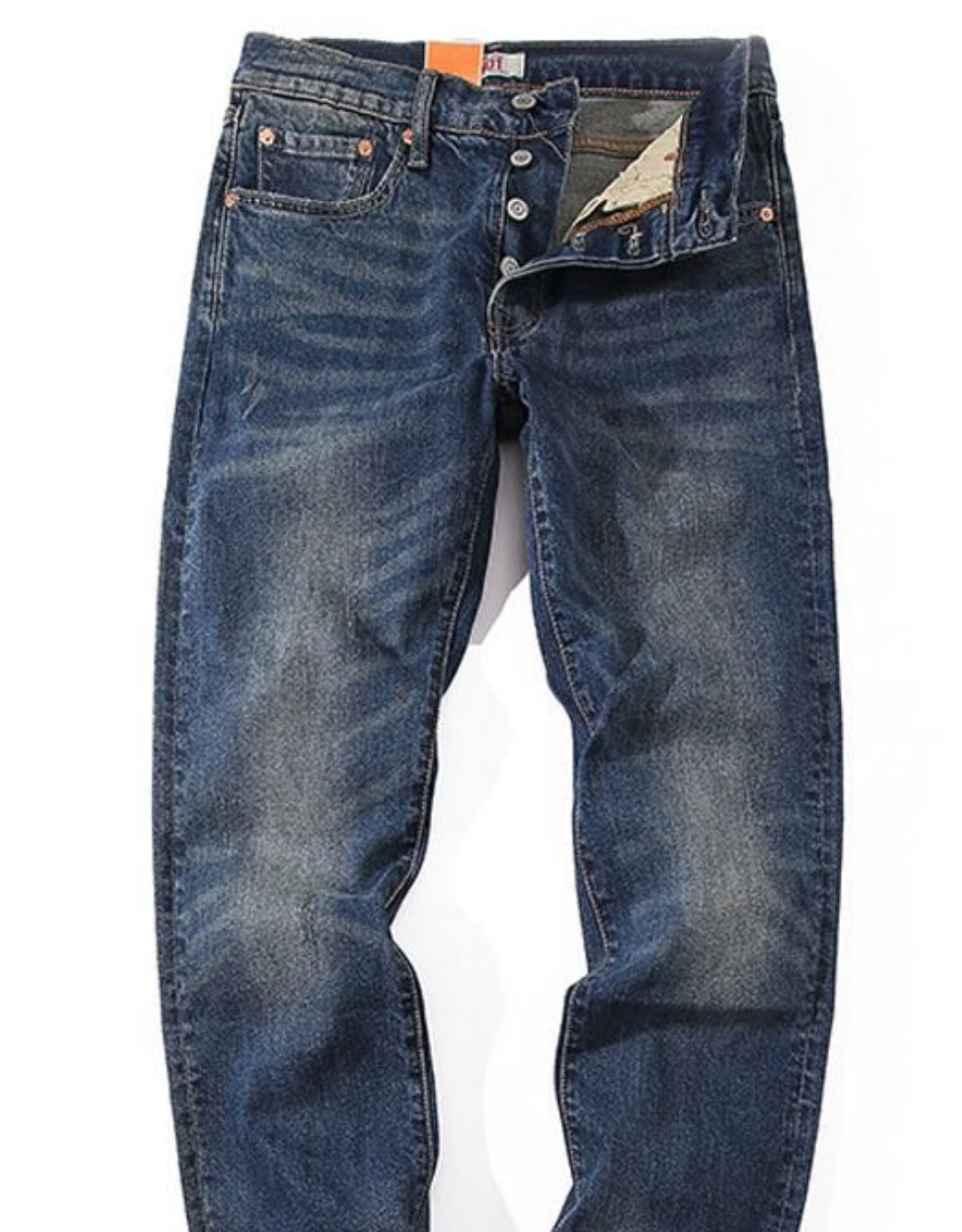 2022款李维斯levis501宽松秋冬季厚款男装牛仔裤修身直筒休闲潮 复古