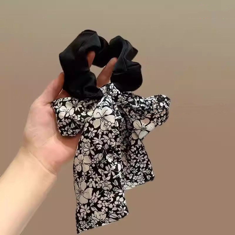 Idair Ribbon Hair Tie Simple Elegant Bow Hairband Girls Ponytail Holder Birthday Gift 2