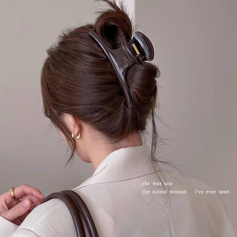 Dongyi Premium Wave Hair Claw Clip for Women 2026 New Large Shark Clip for Thick Hair Back Hair Clip 5