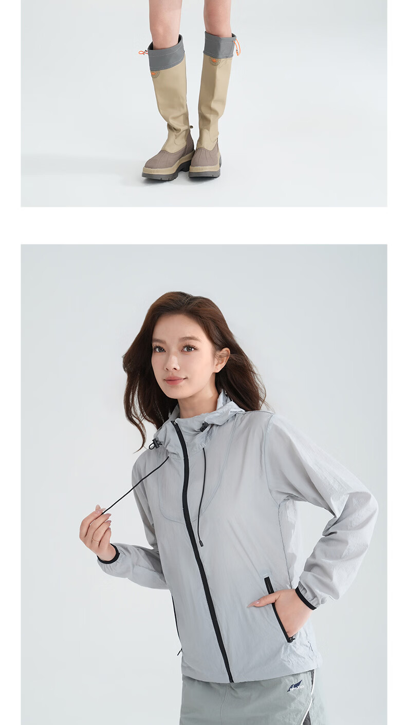 LangSha Women's Summer Ice Silk Cooling Sunscreen UV Protection Ultra-Light Breathable Quick-Dry Outdoor Cycling Skin Jacket 14