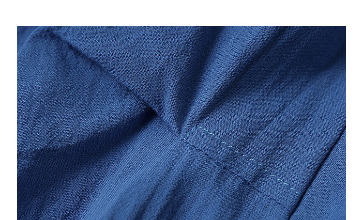 INMAN INMAN Fashion-Forward Blue And White Porcelain Klein Blue Irregular Midi Skirt, Summer 2026 Long Skirt, Klein Blue XL 8