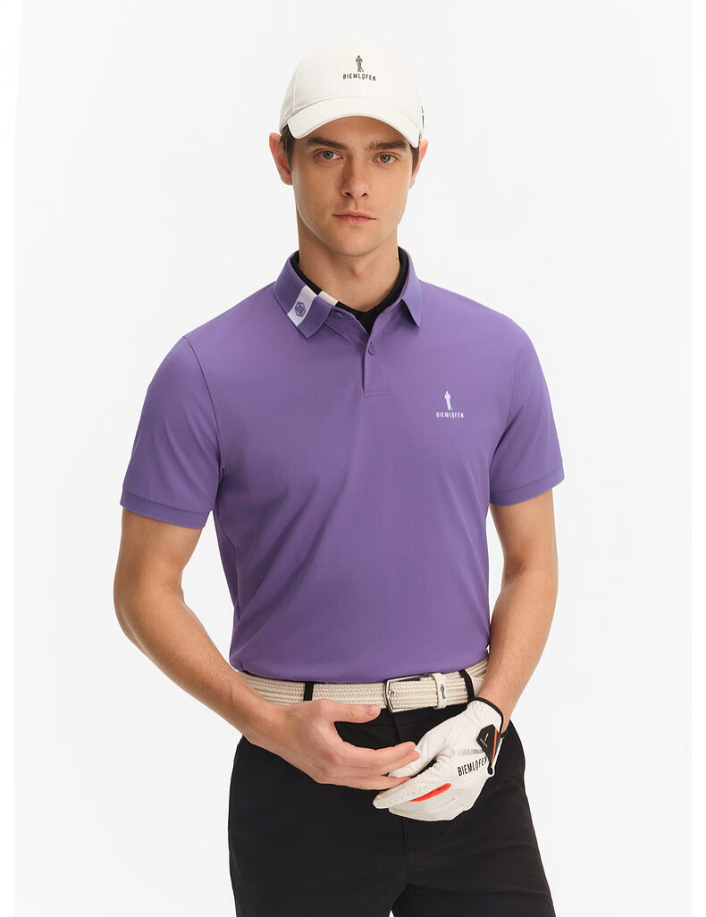Biyinlefen Golf [Cooling Technology Fabric] 2026 Spring Summer New Men's Sports Casual Stretch Comfortable Skin-friendly Short Sleeve Polo Shirt 2