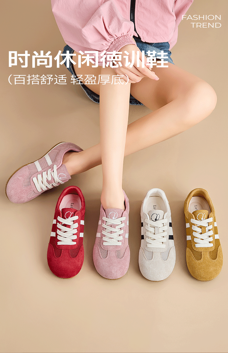 La Chapelle Women's Sneakers Summer Mesh Breathable Soft Sole Casual Shoes 6628-2 Red Size 37 1
